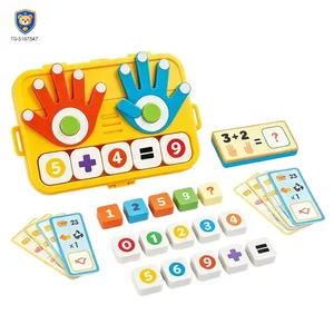 Finger Counting Board, Educational Number Logic Game for Kids