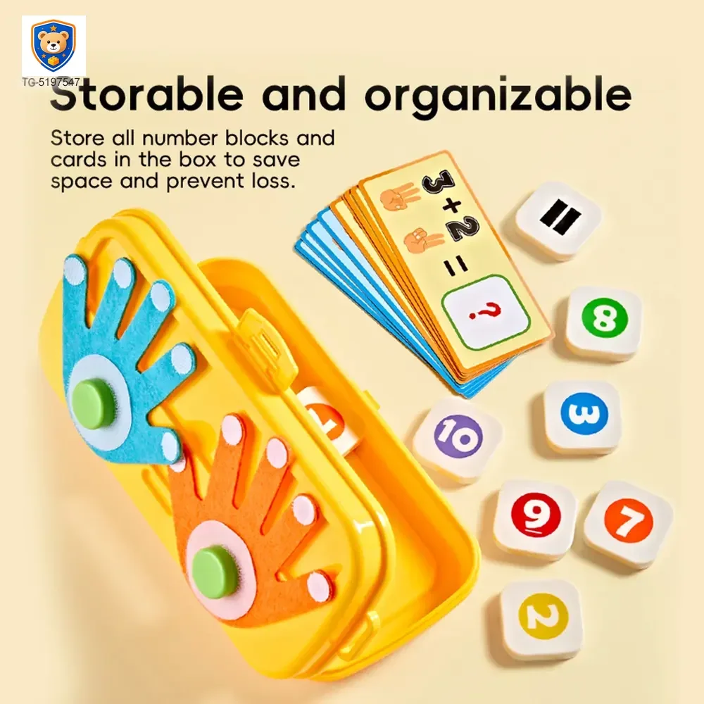 Finger Counting Board, Educational Number Logic Game for Kids — product view 3