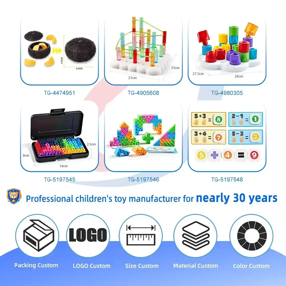 Finger Counting Board, Educational Number Logic Game for Kids — product view 4