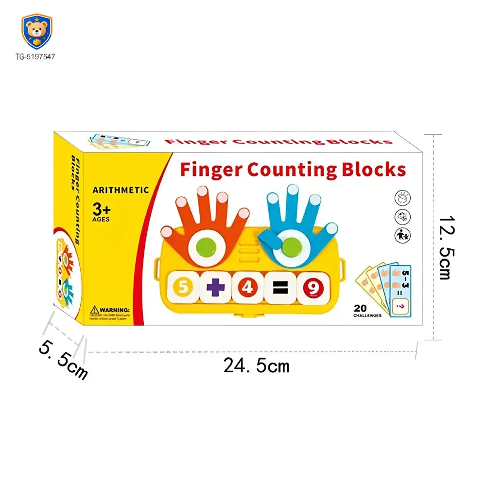 Finger Counting Board, Educational Number Logic Game for Kids — product view 5