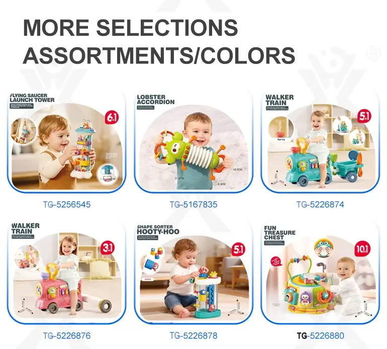 6-in-1 Multi-Function Activity Train Toy, Baby Montessori Sensory Toys Supply (TG5219039) — product detail panel 9