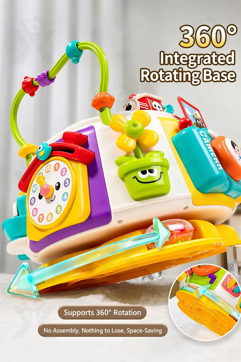 10-in-1 Activity Cube Toys, Educational Rotating Activity Busy Box Toy (TG5226880) — product detail panel 4