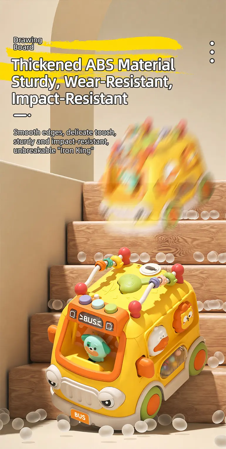Activity Shape Sorting Bus, Educational Baby Musical Toy (TG5316417) — product detail panel 6
