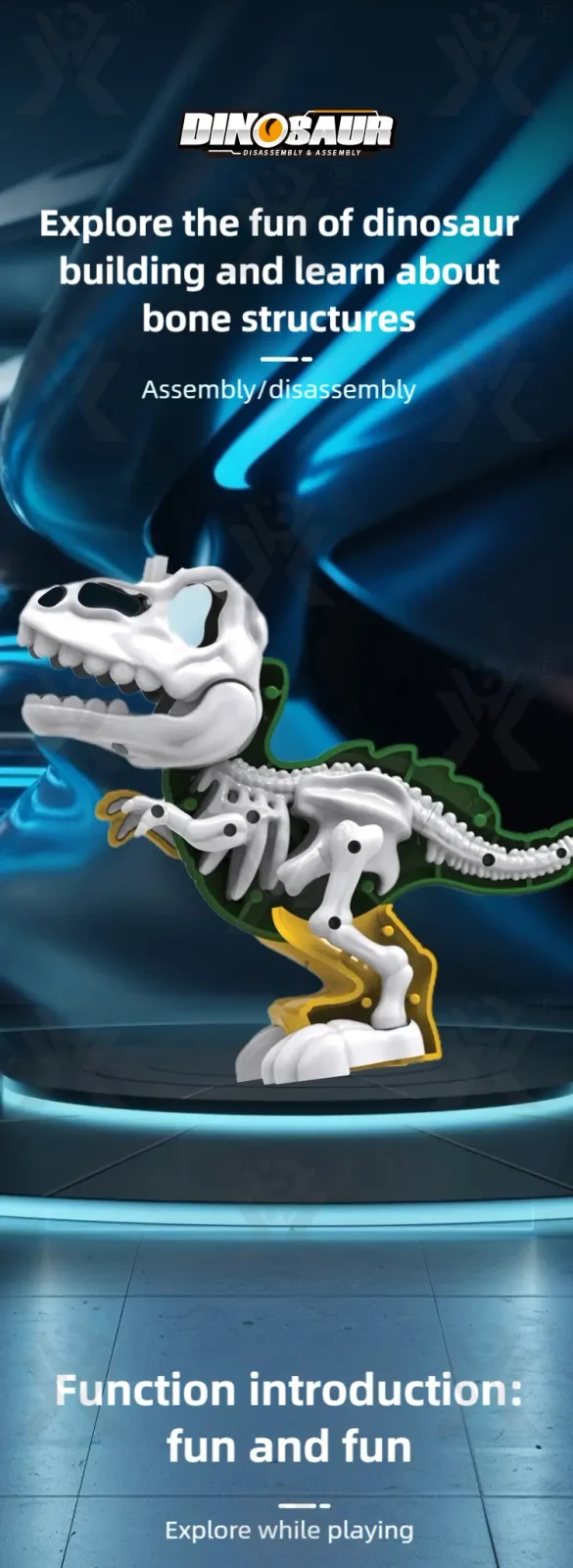3D Puzzle Figures Assembly Dinosaur Skeleton Toy (TG5041072) — product detail panel 1