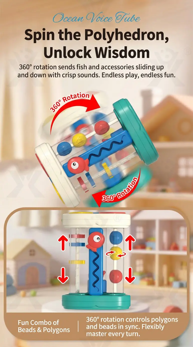 Multifunctional Baby Shape Sorter Hooty Sound Tube Toy (TG5226878) — product detail panel 3