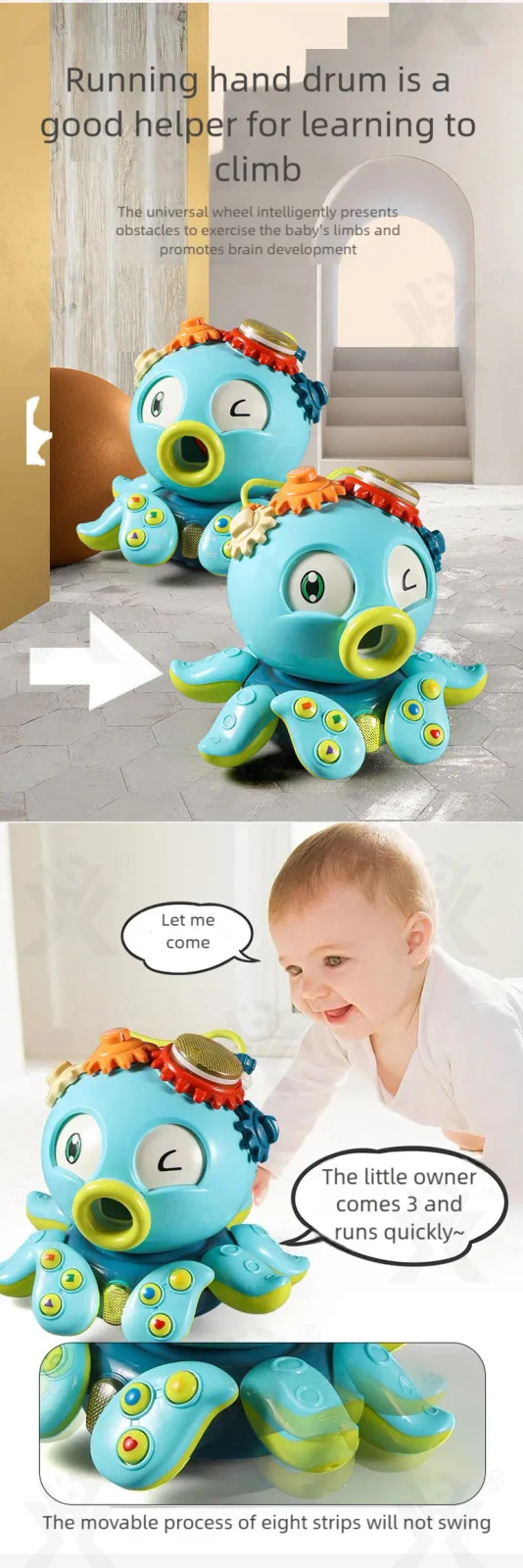 Crawling Octopus Toy For Early Learning (TG2893845) — product detail panel 4
