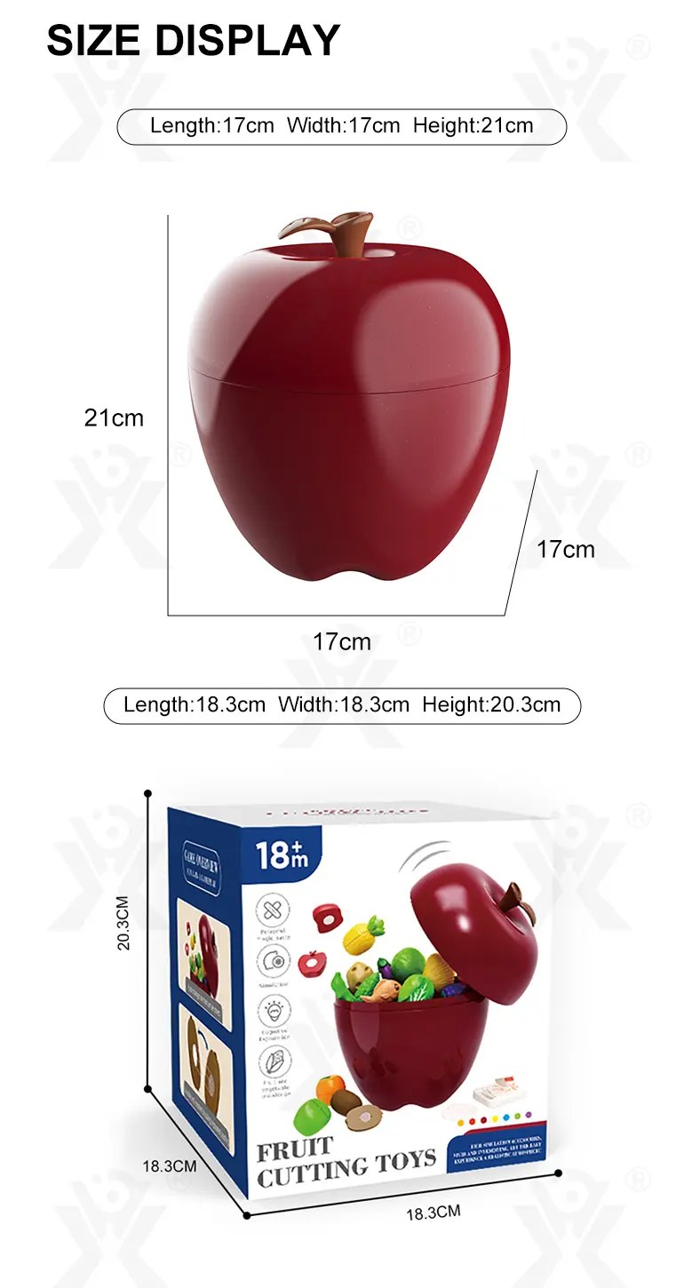 Pretend Play Kitchen Cutting Fruits Vegetables Toys (TG5083803) — product detail panel 10