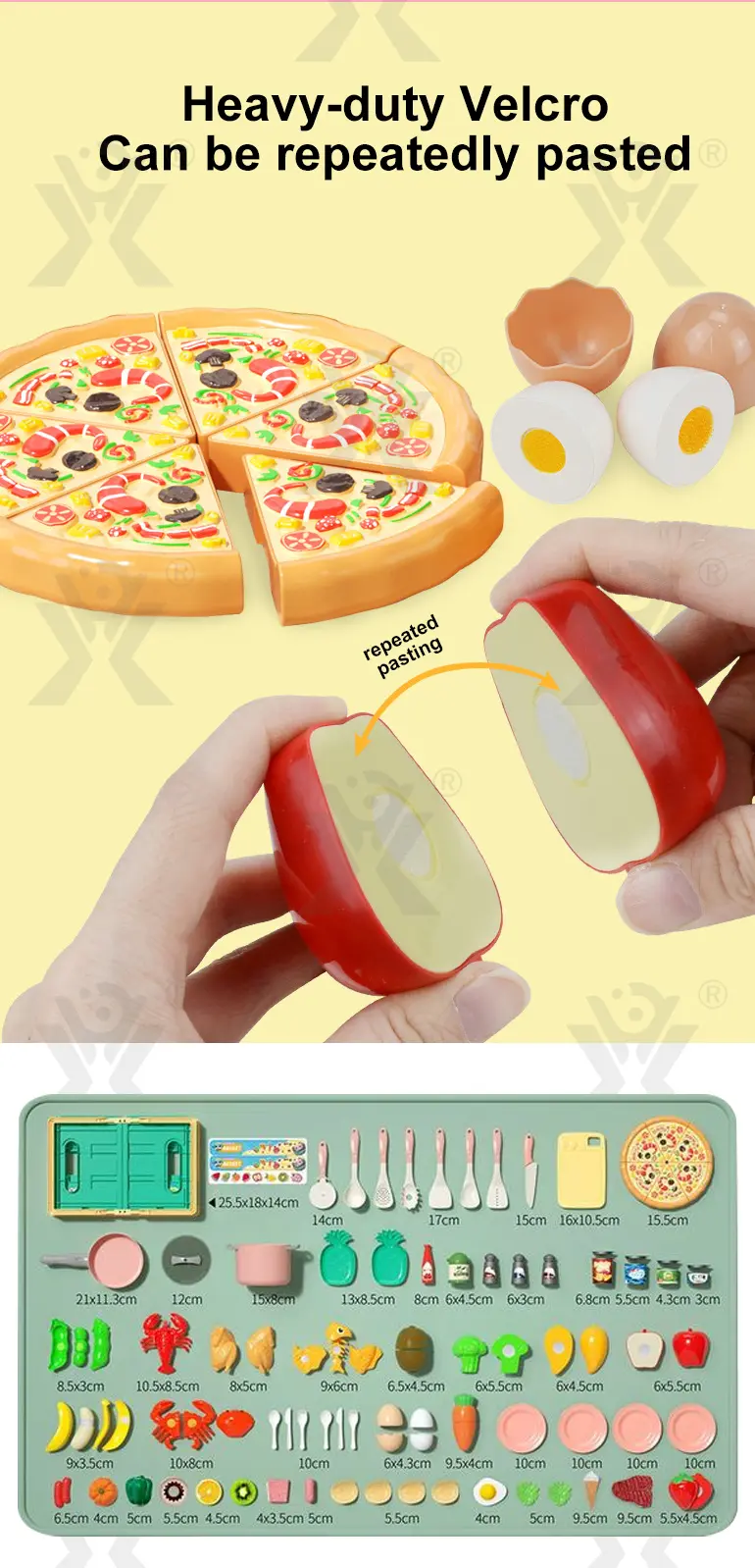 Cutting Pretend Play Food Toy Kitchen Pretend Play Set (TG4458925) — product detail panel 9