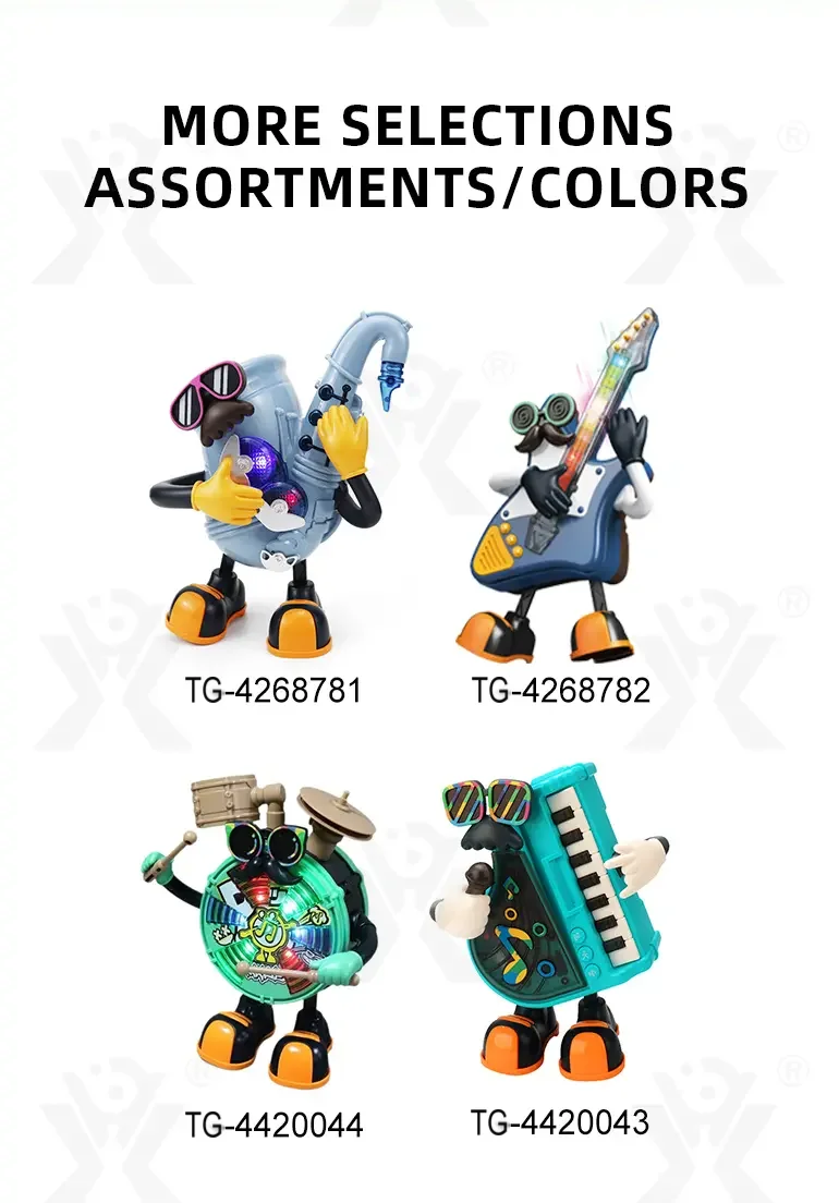 Baby Dancing Drum Instrument Electric Music Robot Toy (TG4420044) — product detail panel 6