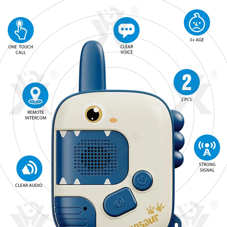 Dinosaur Walkie Talkies, 300M Range (TG4533447) — product detail panel 4