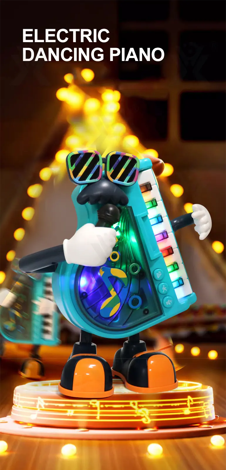 Kids Electric Dancing Piano Toy, Interesting and Funny (TG4420043) — product detail panel 1