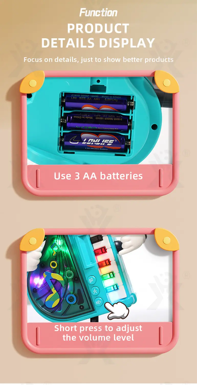 Kids Electric Dancing Piano Toy, Interesting and Funny (TG4420043) — product detail panel 6