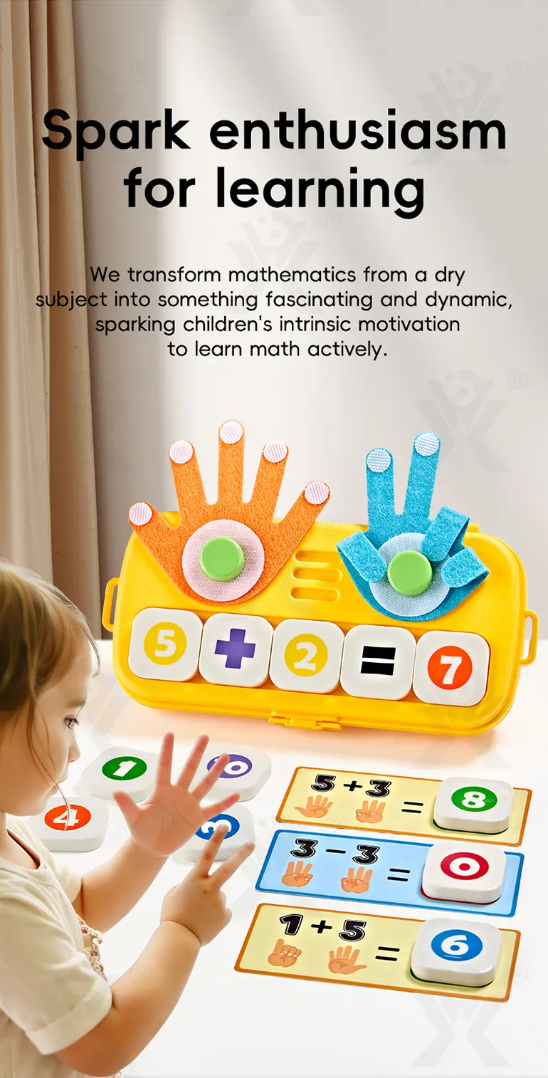 Finger Counting Board, Educational Number Logic Game for Kids (TG5197547) — product detail panel 2