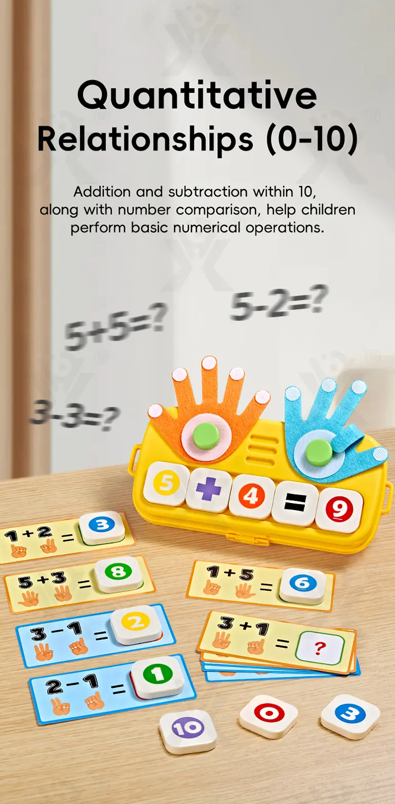 Finger Counting Board, Educational Number Logic Game for Kids (TG5197547) — product detail panel 5