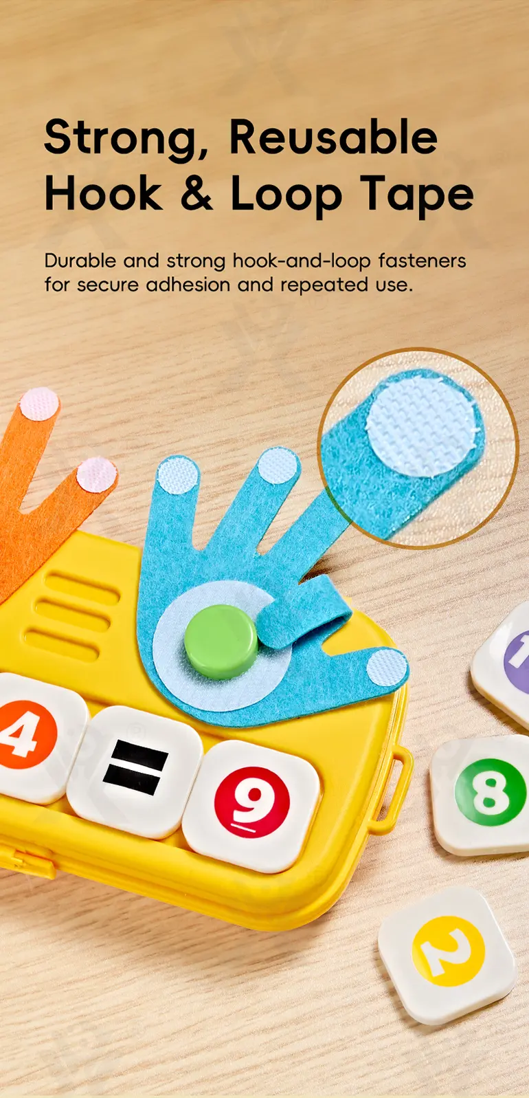 Finger Counting Board, Educational Number Logic Game for Kids (TG5197547) — product detail panel 7