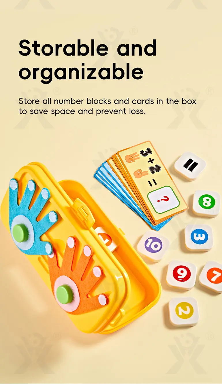 Finger Counting Board, Educational Number Logic Game for Kids (TG5197547) — product detail panel 8