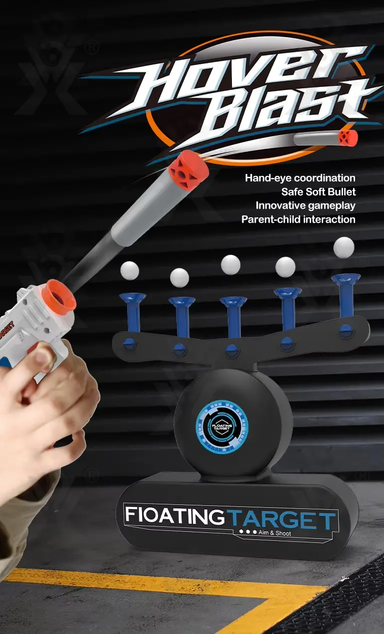 Floating Target Shooting Toy, Foam Ball Launcher Gun (TG1410267) — product detail panel 1