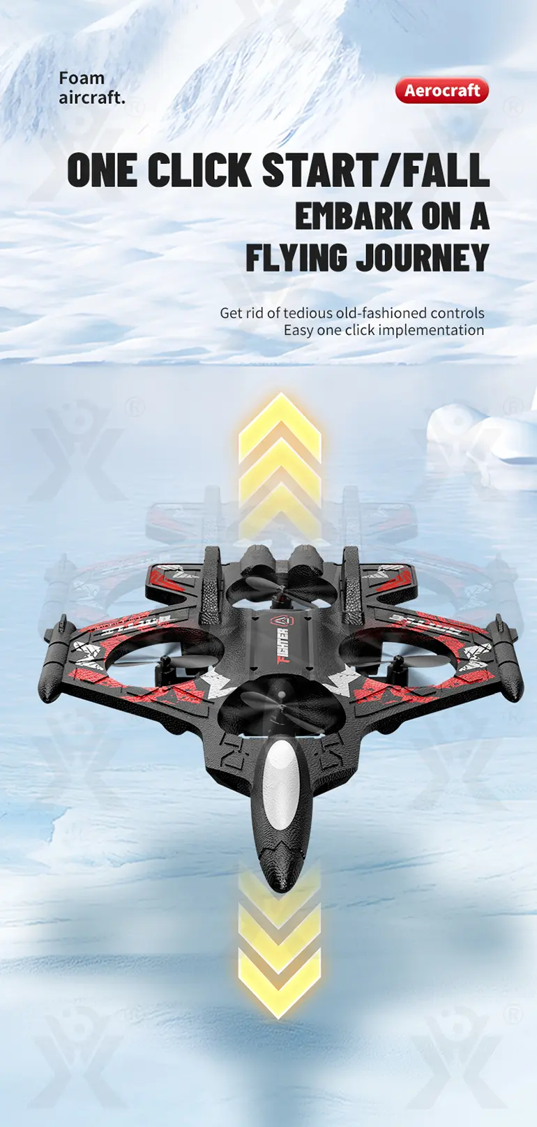 Foam RC Airplane, Bulk Fighter Jet Toy Supply (TG5003518) — product detail panel 3