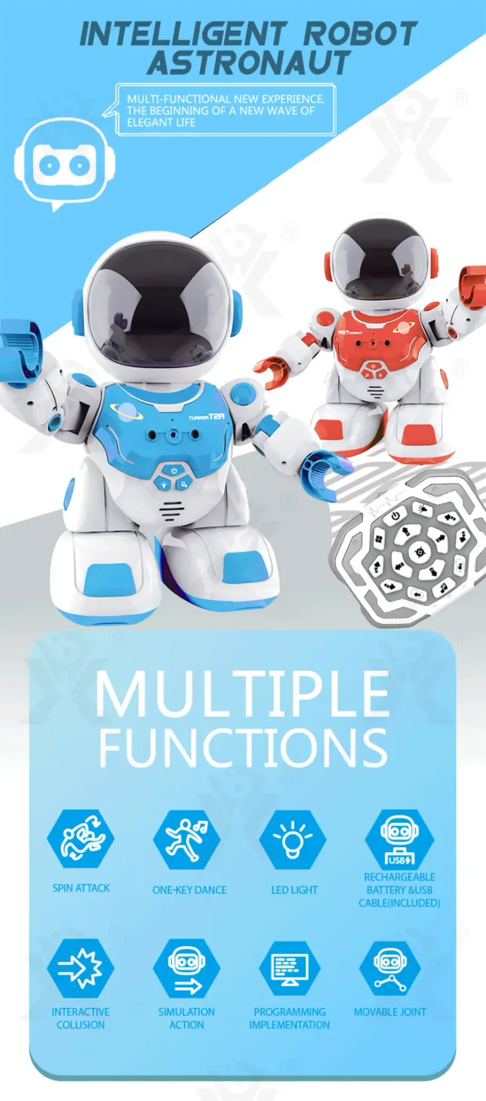 Remote Control Intelligent Companion Robot Toy (TG4504502) — product detail panel 1