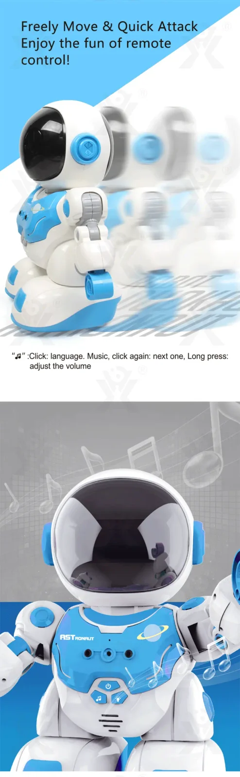Remote Control Intelligent Companion Robot Toy (TG4504502) — product detail panel 4