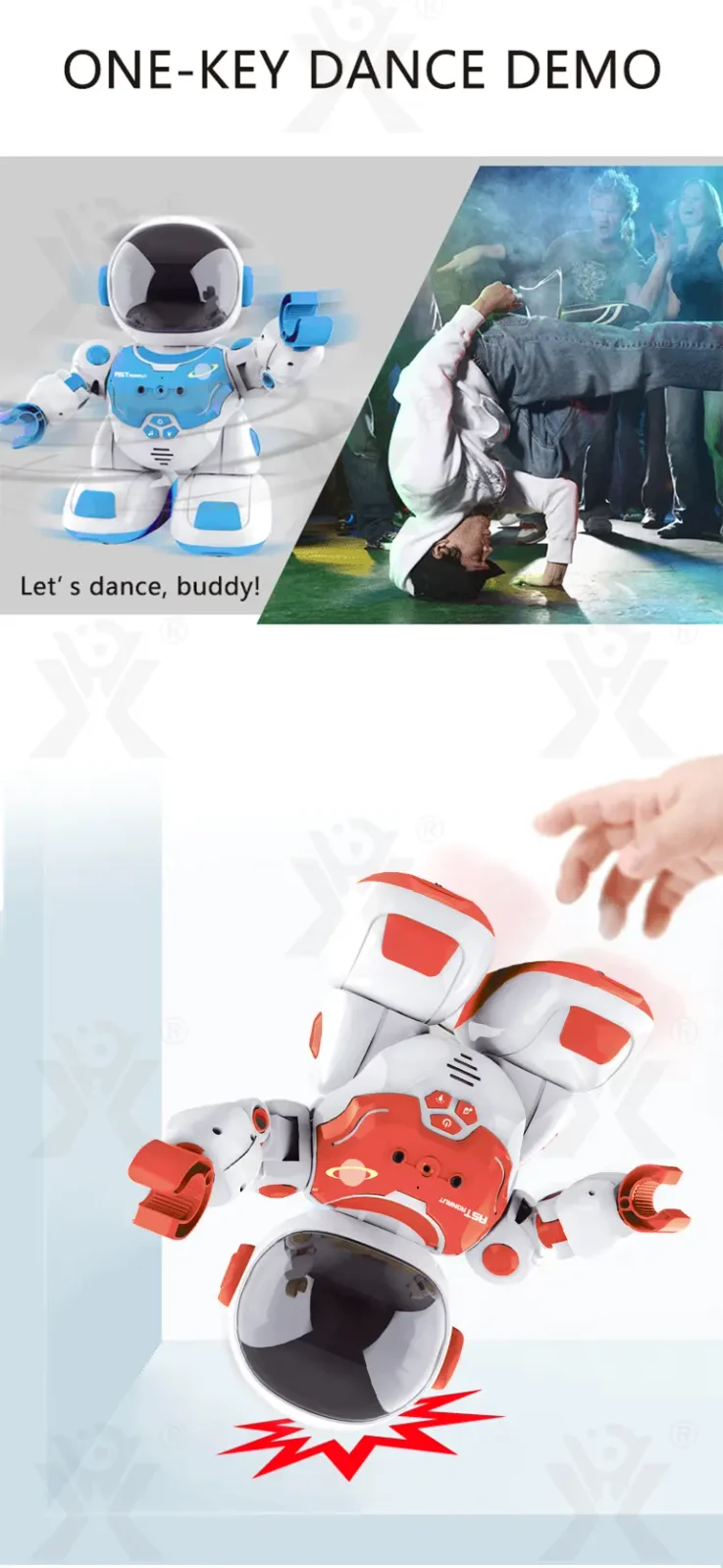 Remote Control Intelligent Companion Robot Toy (TG4504502) — product detail panel 5