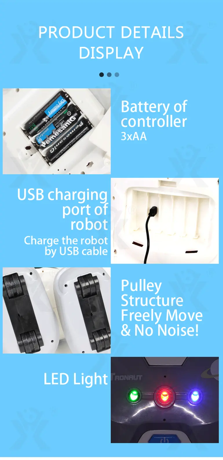 Remote Control Intelligent Companion Robot Toy (TG4504502) — product detail panel 7