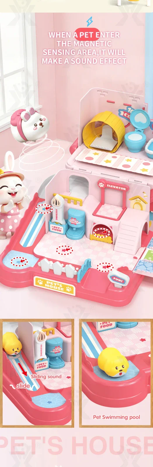 Magnetic Pet House Perfect Gift For Children (TG5292406) — product detail panel 3
