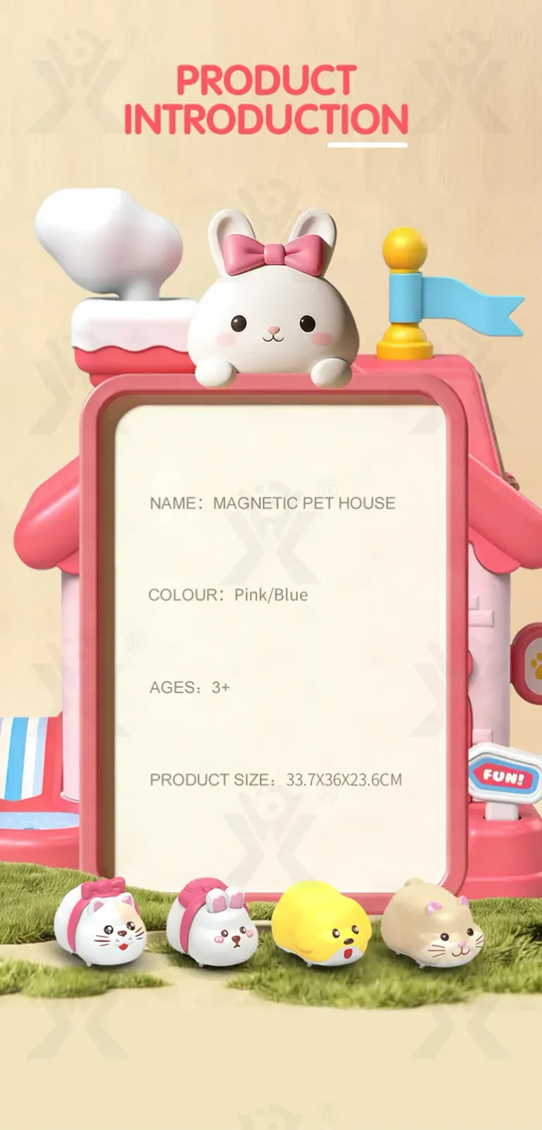 Magnetic Pet House Perfect Gift For Children (TG5292406) — product detail panel 8