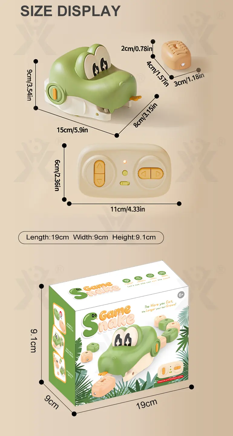Magnetic Snake Game Toy, Remote Control Eating Snake Toys with Sound and Light-rc animal toys (TG5324397) — product detail panel 9
