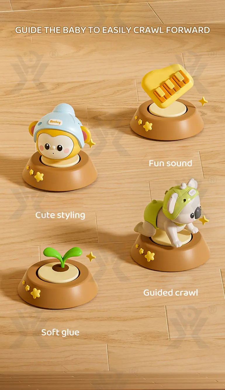 Musical Koala Baby Crawling Toy, Infant Tummy Time Development Learning (TG437759201) — product detail panel 2