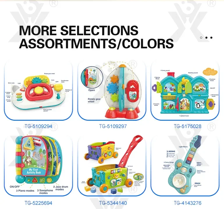 Kids’ Guitar Toys with LED Lights & Sound, Interactive Early Learning Supply (TG4143276) — product detail panel 8