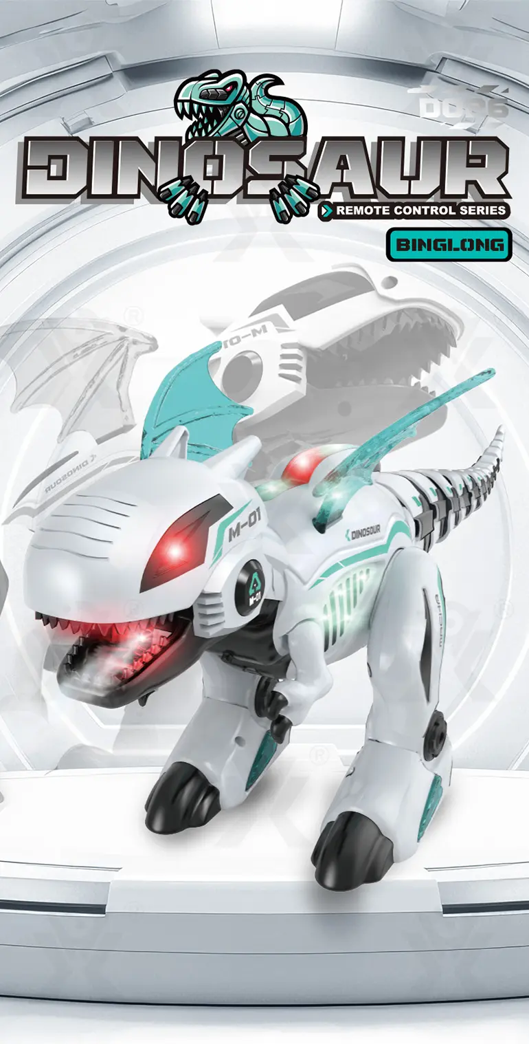 RC Multi-functional Robot Dinosaur Toy with Smoke (TG5003514) — product detail panel 1