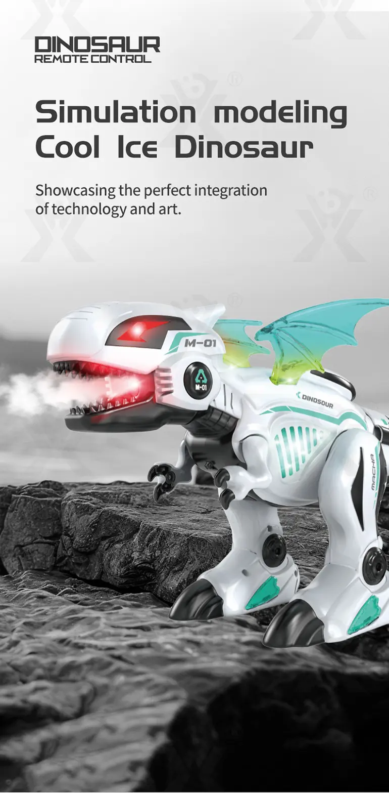 RC Multi-functional Robot Dinosaur Toy with Smoke (TG5003514) — product detail panel 3