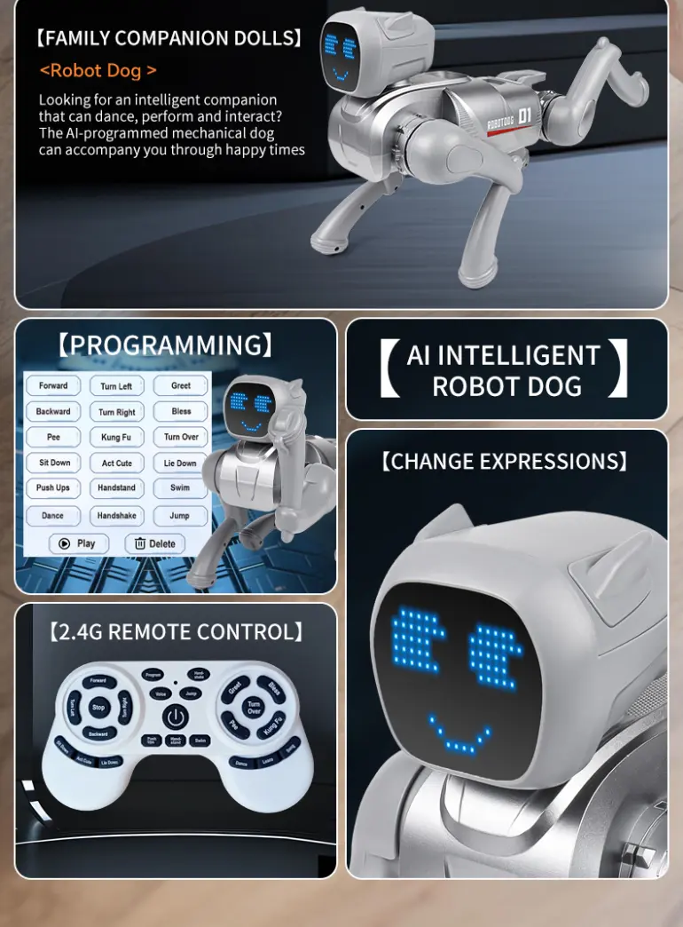 RC Smart Robot Dog Toy with Voice & App Control (TG5105410) — product detail panel 2