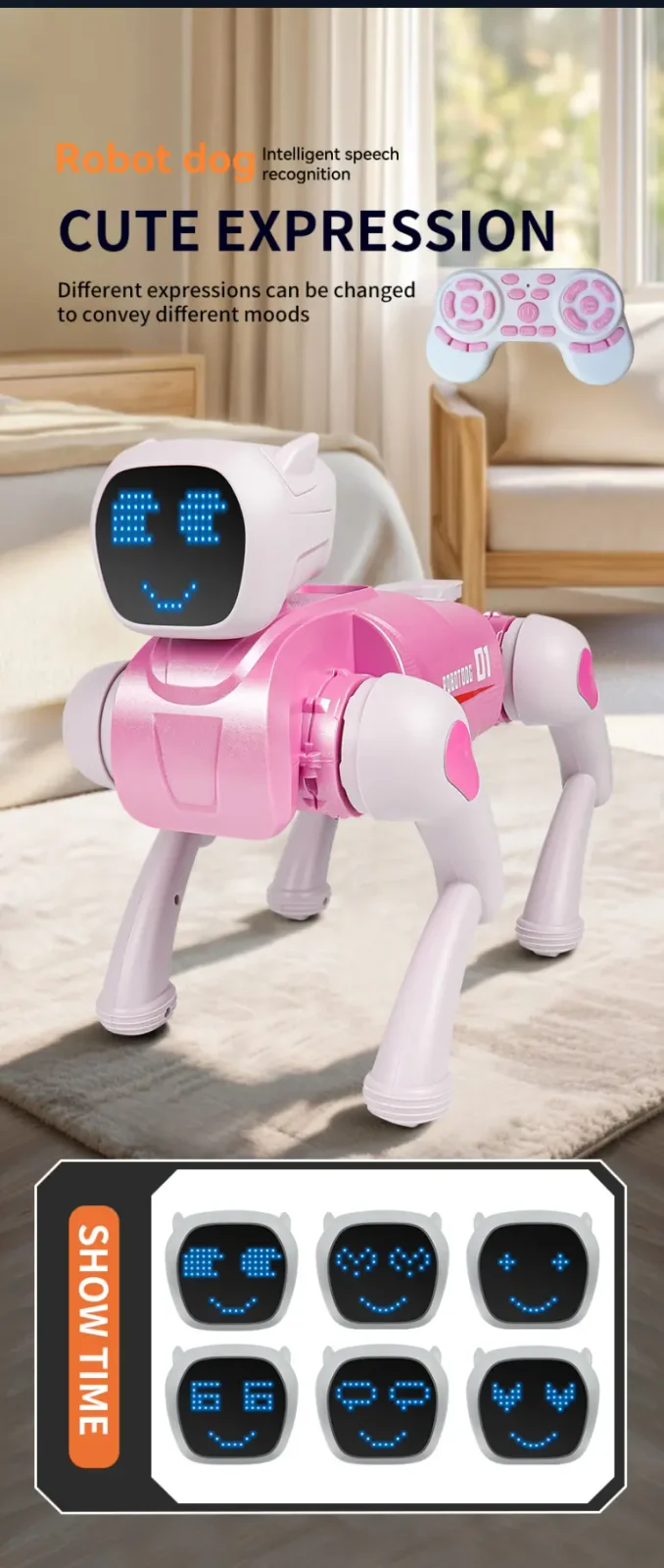 RC Smart Robot Dog Toy with Voice & App Control (TG5105410) — product detail panel 5