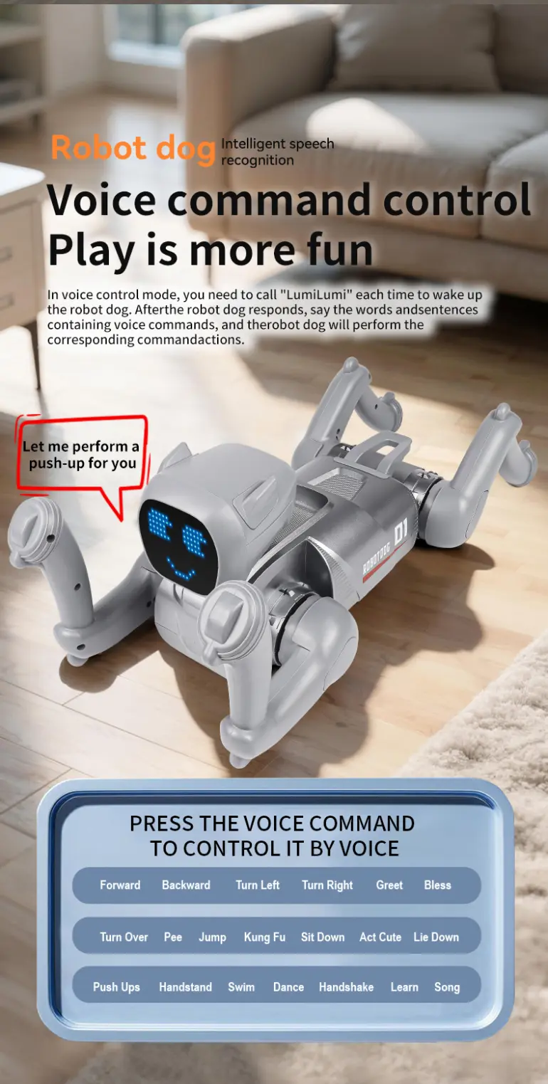 RC Smart Robot Dog Toy with Voice & App Control (TG5105410) — product detail panel 6