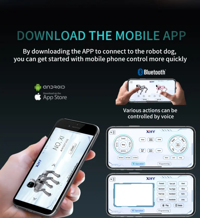 RC Smart Robot Dog Toy with Voice & App Control (TG5105410) — product detail panel 9
