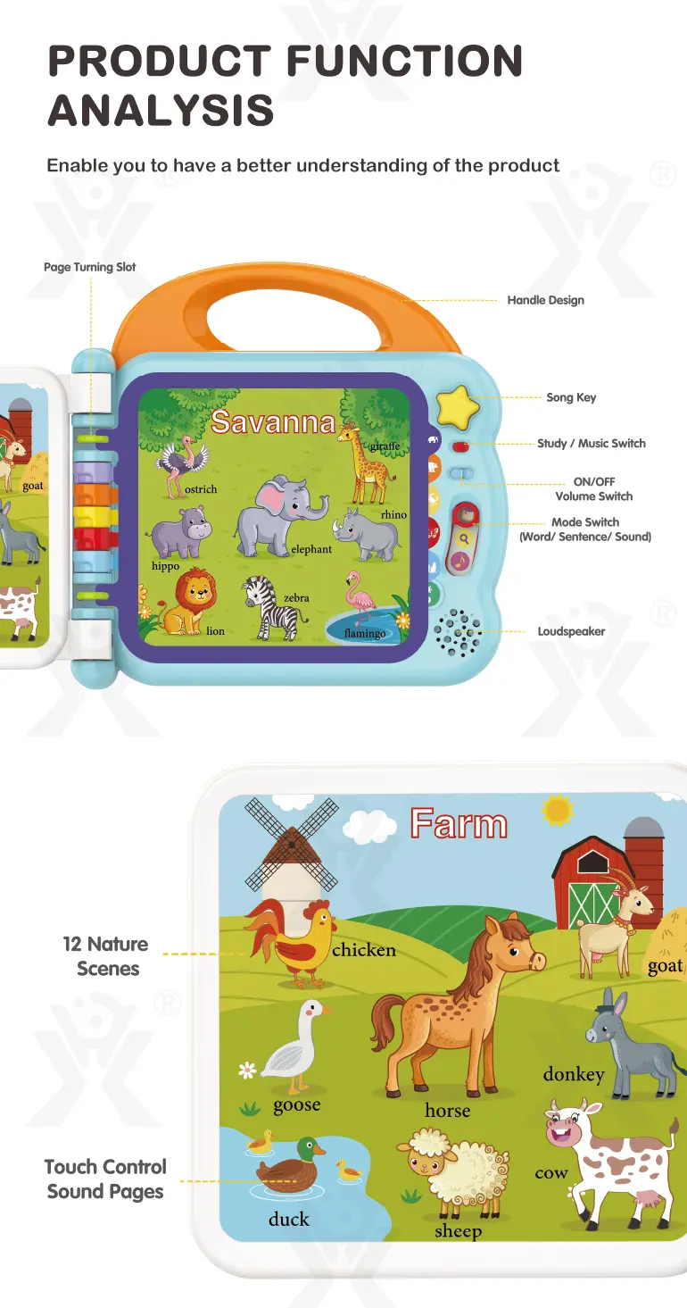 Touch & Teach Word Book of Animal World (TG4496854) — product detail panel 7