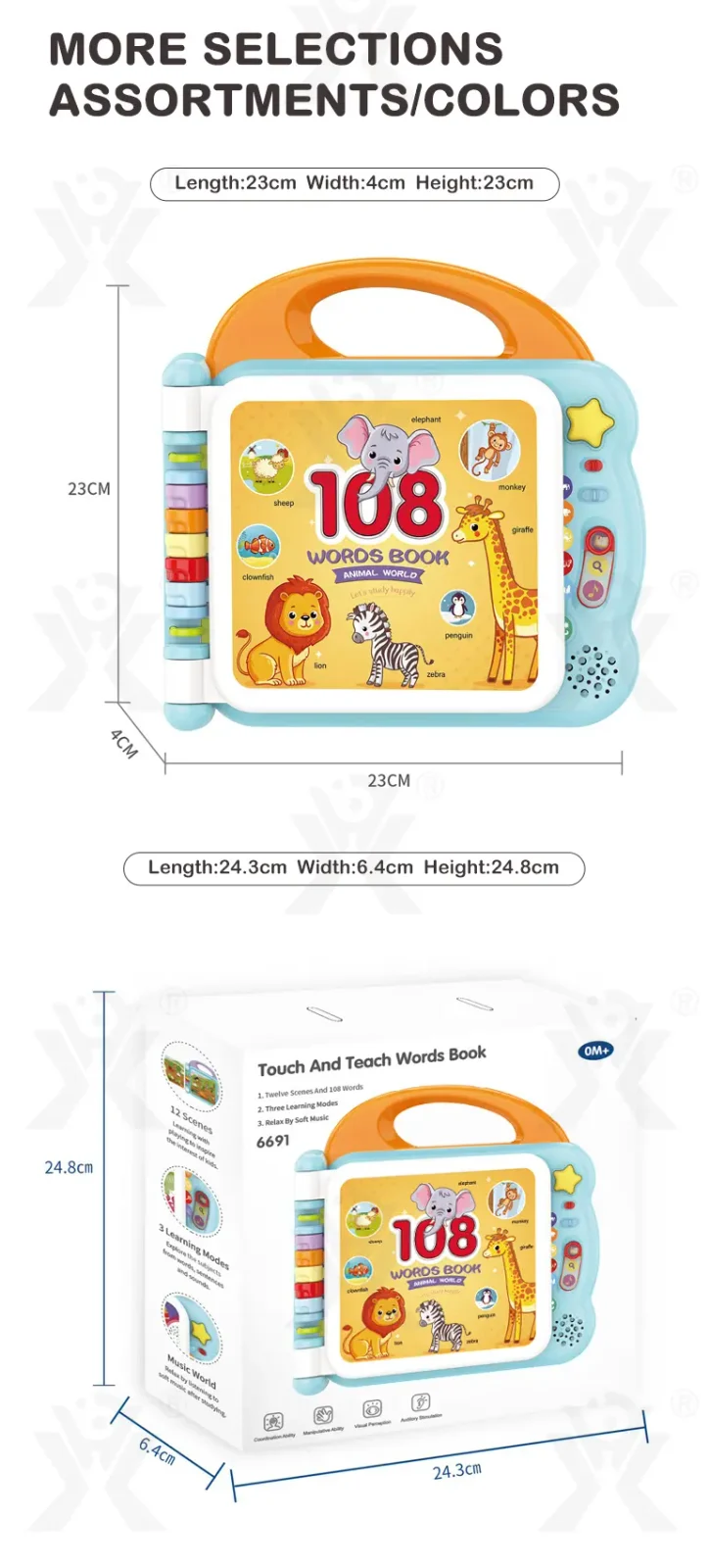 Touch & Teach Word Book of Animal World (TG4496854) — product detail panel 9