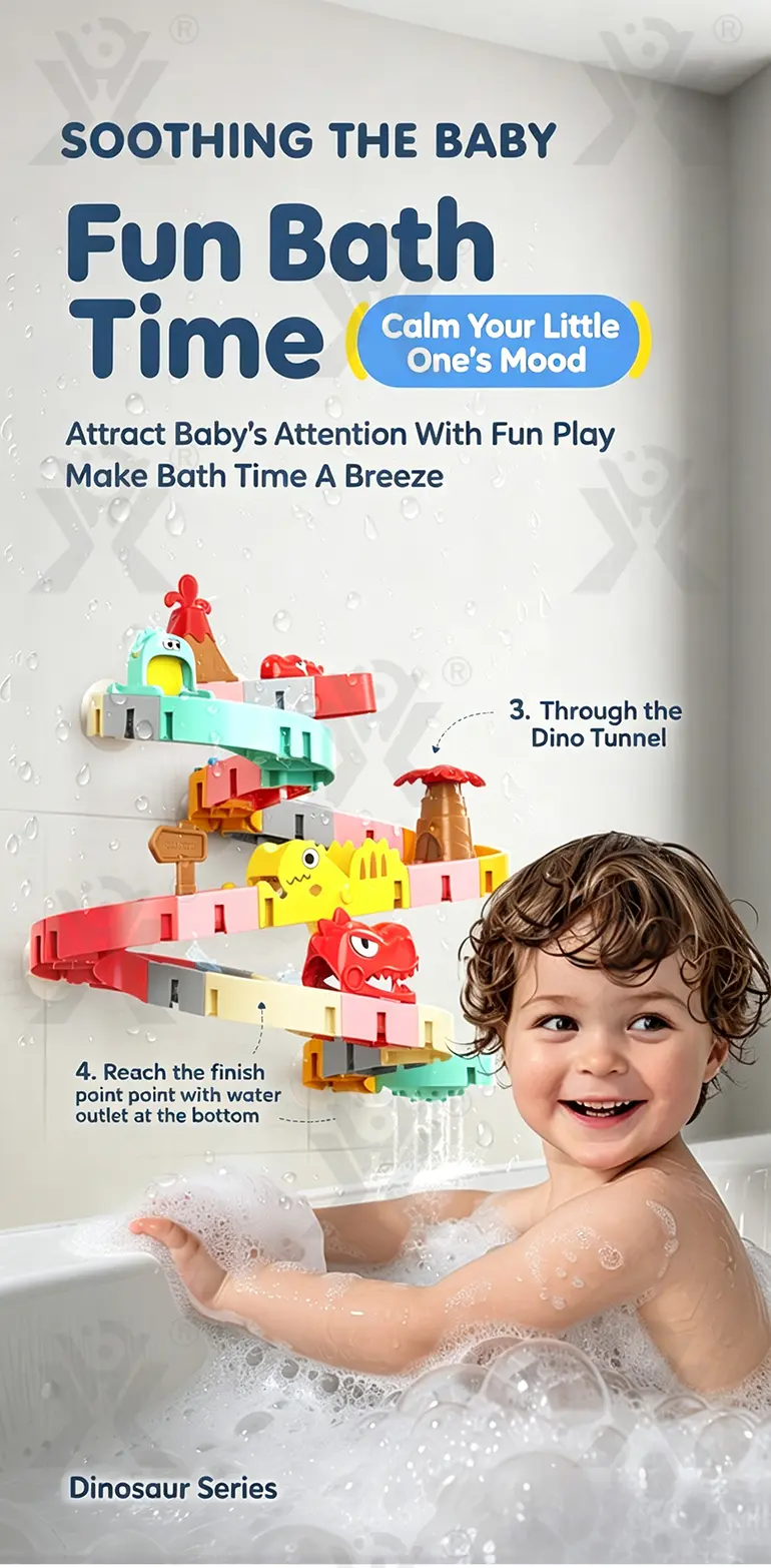 Bath Toys, Water Slide Building Toy for Toddlers (TG4976524) — product detail panel 3