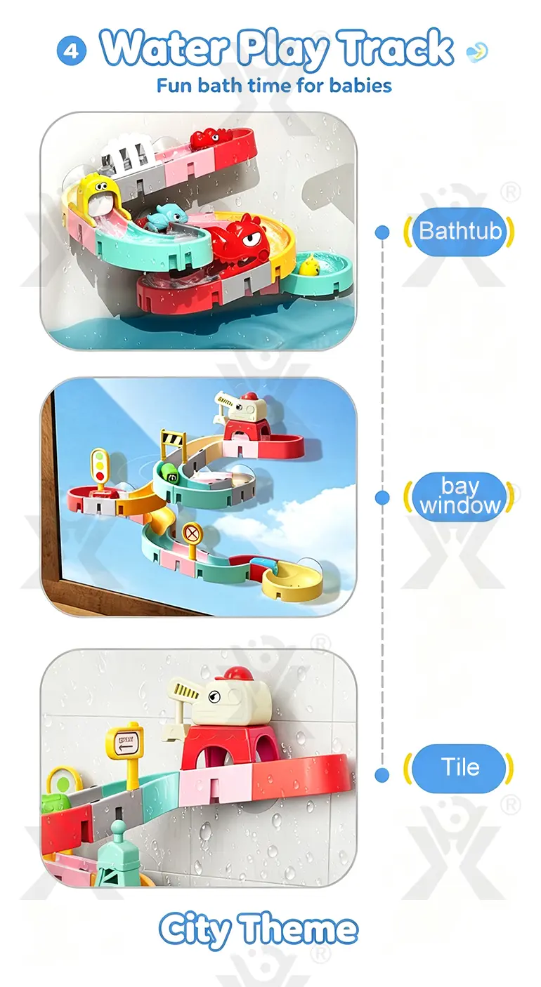 Bath Toys, Water Slide Building Toy for Toddlers (TG4976524) — product detail panel 8
