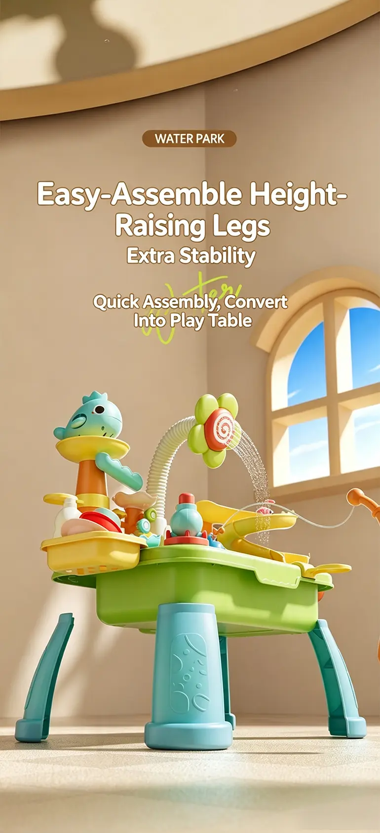 Water Table Toy, Children’s Play Sink Supply (TG5241956) — product detail panel 7