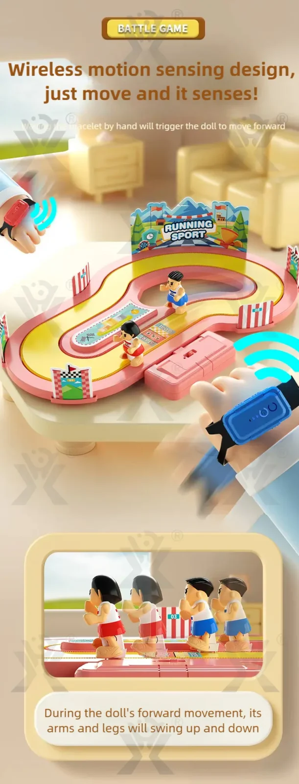 Wireless Motion Sensing Racing Game, Parent-Child Interactive Activities (TG5188226) — product detail panel 4