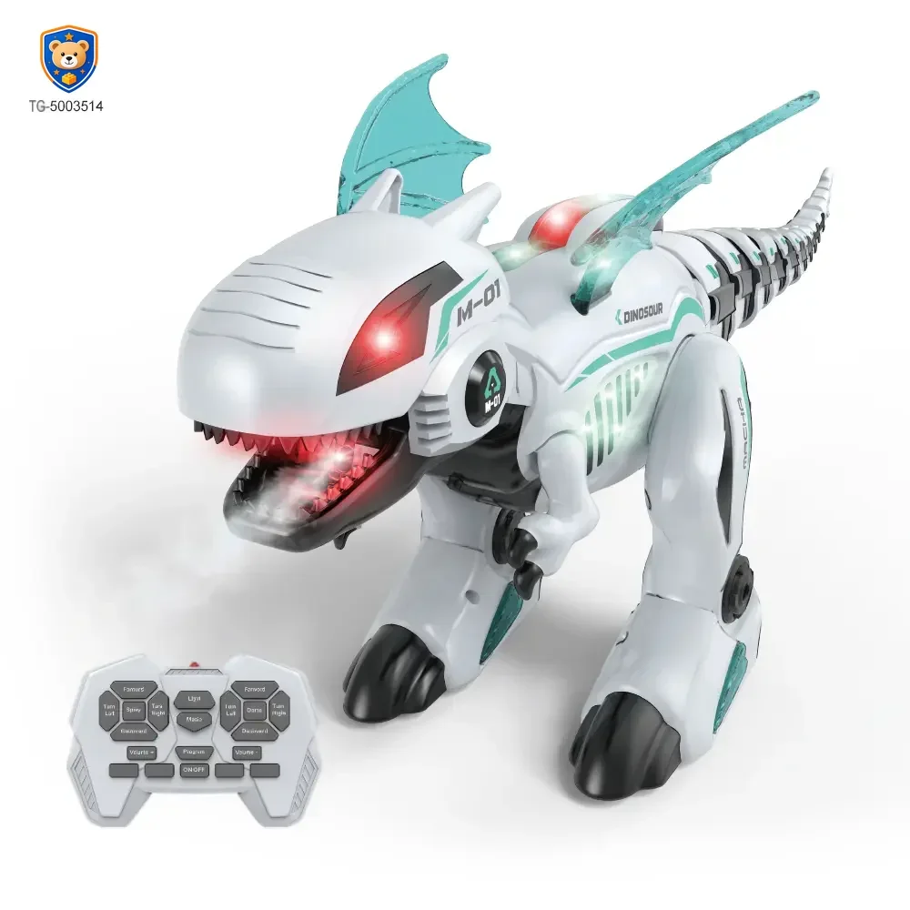 RC Multi-functional Robot Dinosaur Toy with Smoke — product view 1