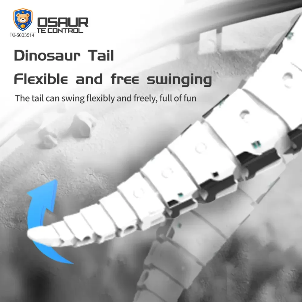 RC Multi-functional Robot Dinosaur Toy with Smoke — product view 2