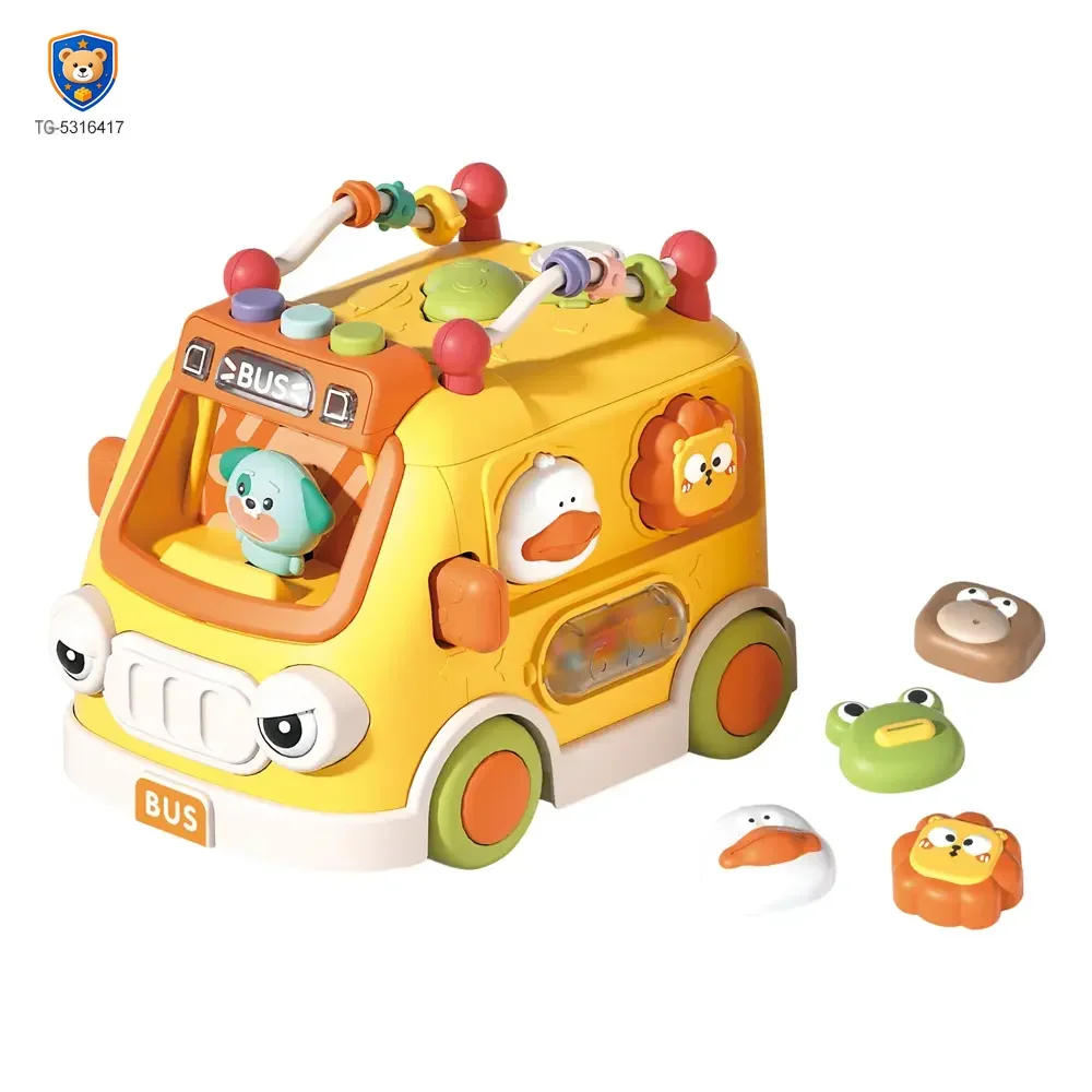 Activity Shape Sorting Bus, Educational Baby Musical Toy — product view 1