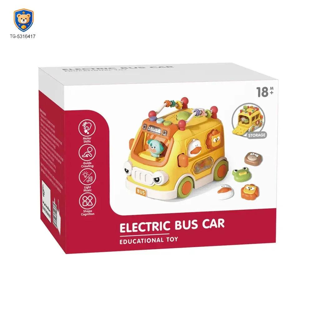 Activity Shape Sorting Bus, Educational Baby Musical Toy — product view 5