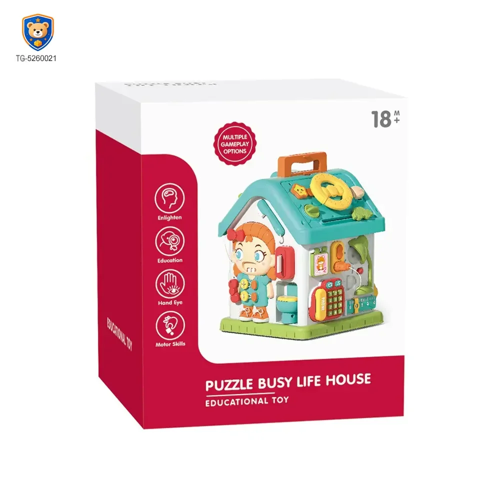 Montessori Busy House Activity Toy for Toddler — product view 5