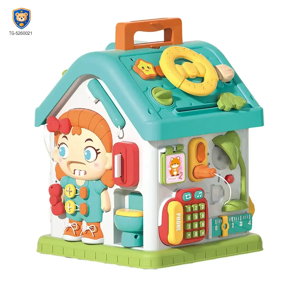 Montessori Busy House Activity Toy for Toddler — product view 6
