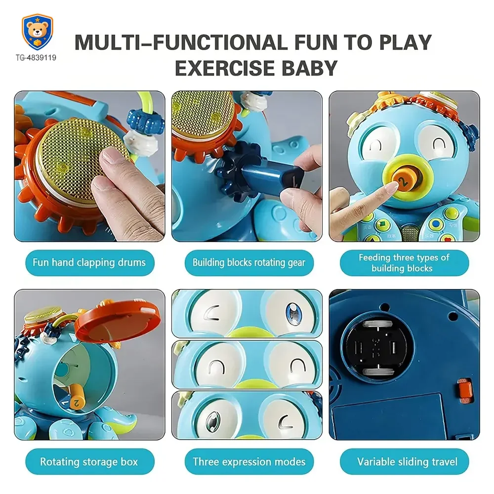 Crawling Octopus Toy For Early Learning — product view 2